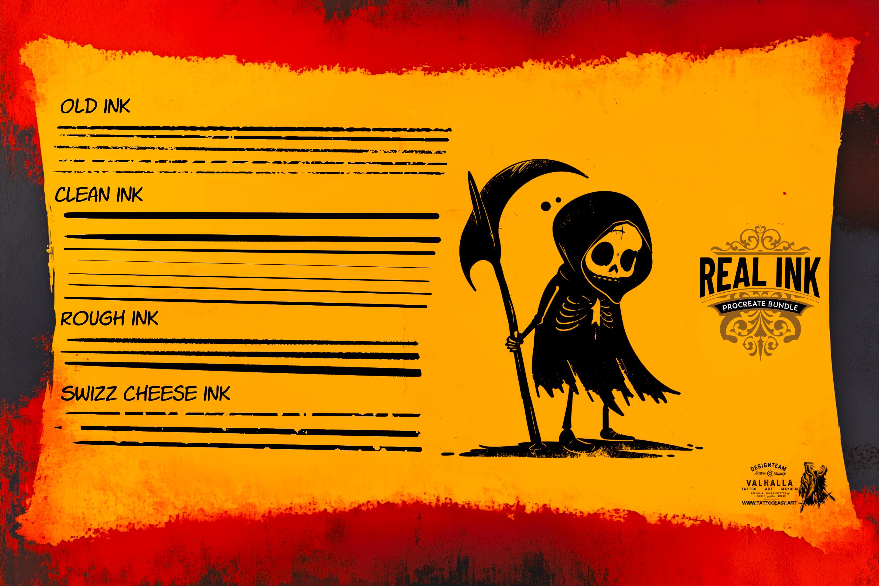 Procreate, Real Ink, custom brushes, canvases & textures