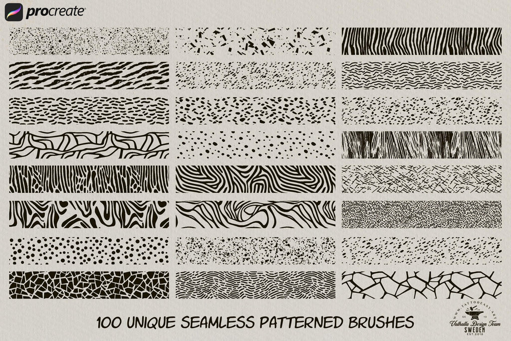 Procreate Screen Tone Generator: 100+ Texture Brushes - RetroTone & TextureMania (Digital Download)