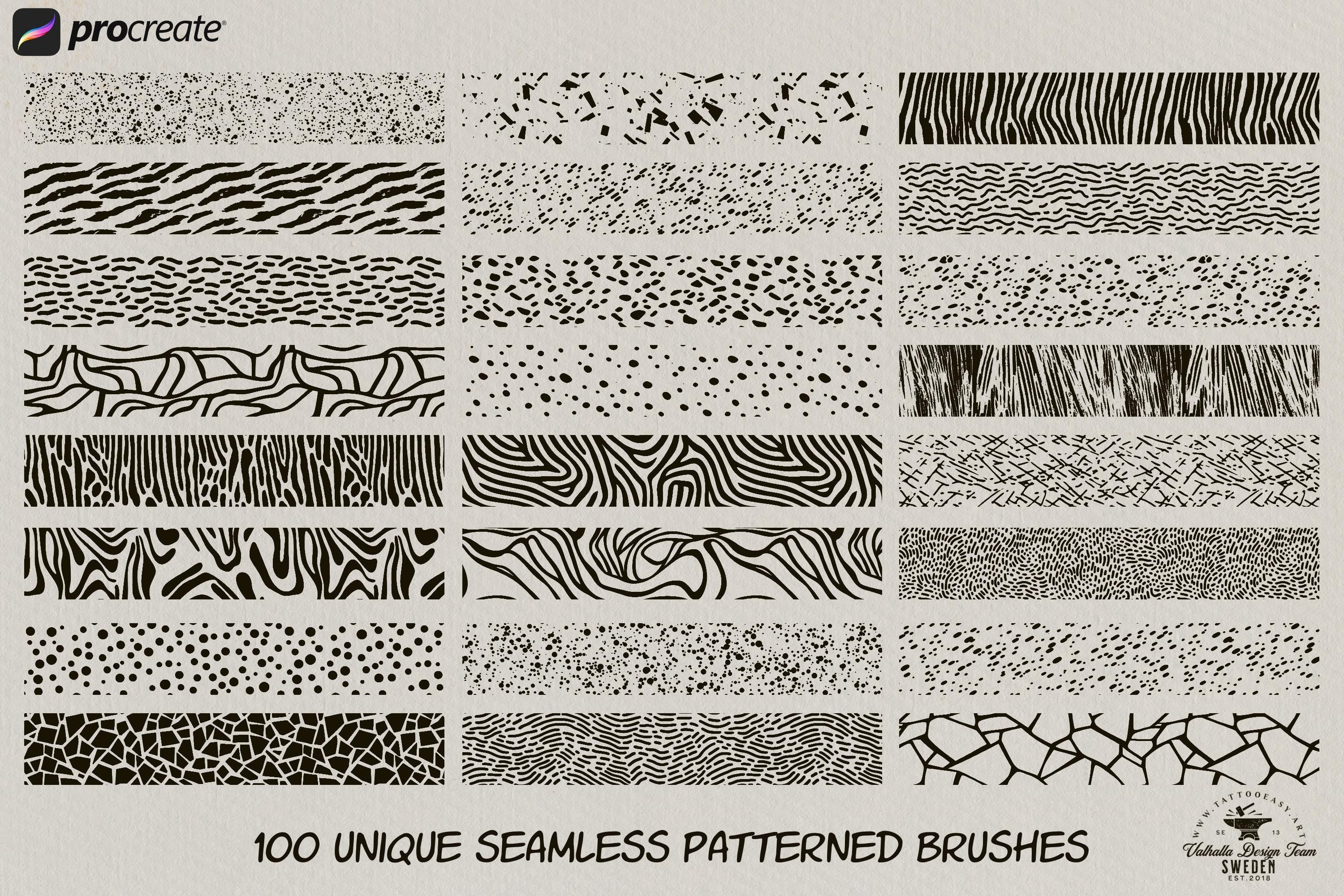 Procreate Screen Tone Generator: 100+ Texture Brushes - RetroTone & TextureMania (Digital Download)