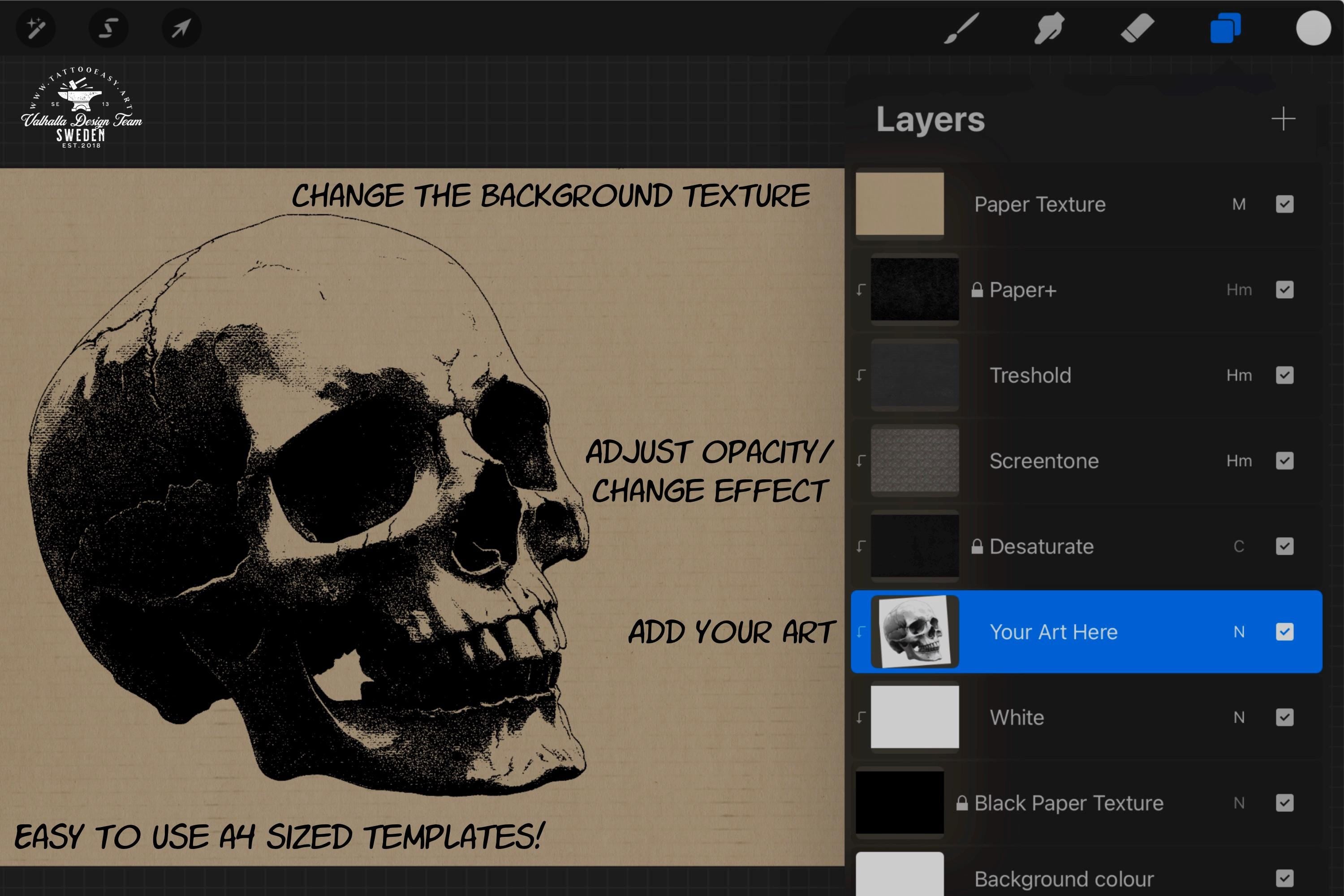 Procreate Screen Tone Generator: 100+ Texture Brushes - RetroTone & TextureMania (Digital Download)