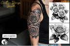 Rose Tattoo Flash References: Procreate Stamps, SVG, PNG (2000+ Elements)