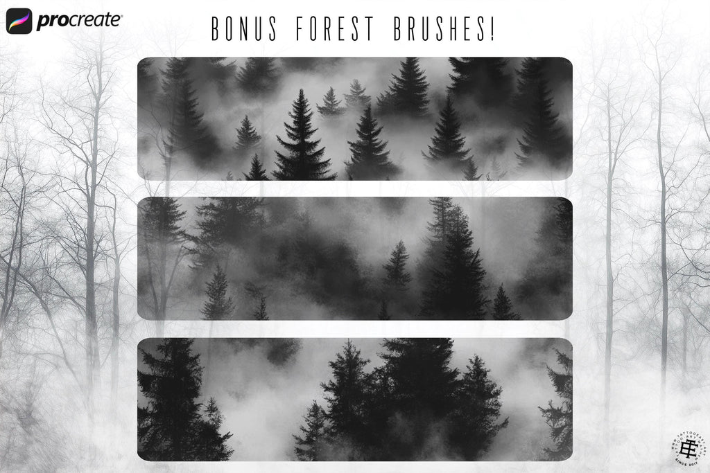 Botanical Art Bundle: 3000+ Procreate Brushes, PNG & SVG Files