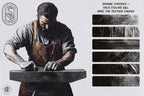 Vintage Press Procreate Brushes: 200 Retro Printmaking & Engraving Textures