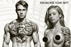 Procreate Tattoo Stamps: 145 Body Part Brushes for Tattoo Design