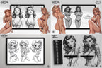 XXL Pinup Reference Library - 4300+ Procreate Stamps, SVG & PNG Files