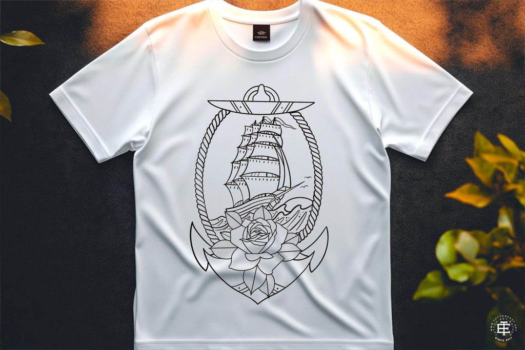Procreate, Ship Ahoy! 100+ tattos, outlined tattoo ideas, hand drawn art