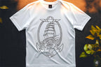 Procreate, Ship Ahoy! 100+ tattos, outlined tattoo ideas, hand drawn art