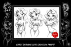 XXL Pinup Reference Library - 4300+ Procreate Stamps, SVG & PNG Files