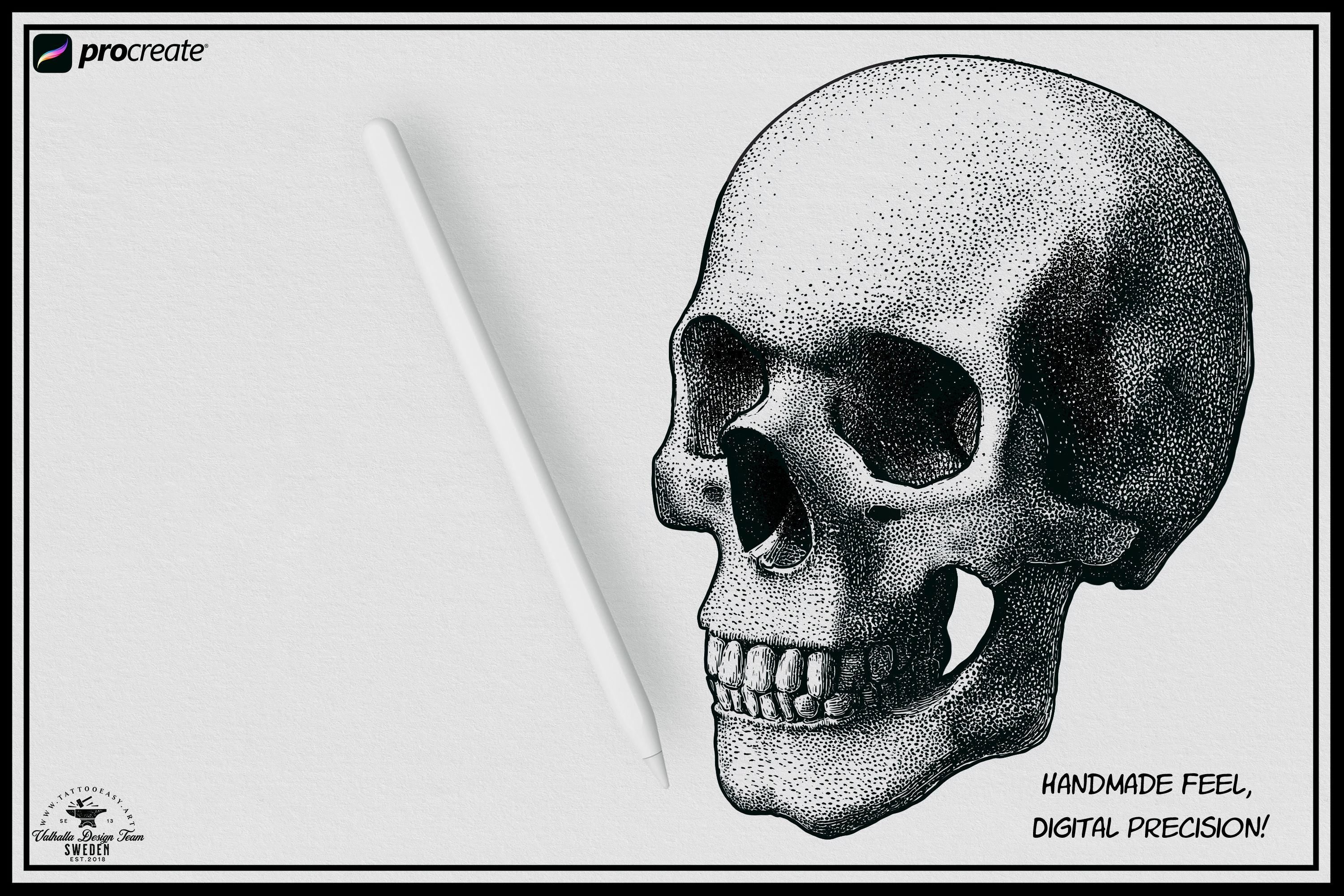 Procreate Stipple Brushes: 62 Custom Tattoo Shaders (Digital Download)