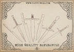 200+ Weapon Procreate Brushes, Swords, Guns, Knives (Digital Download)