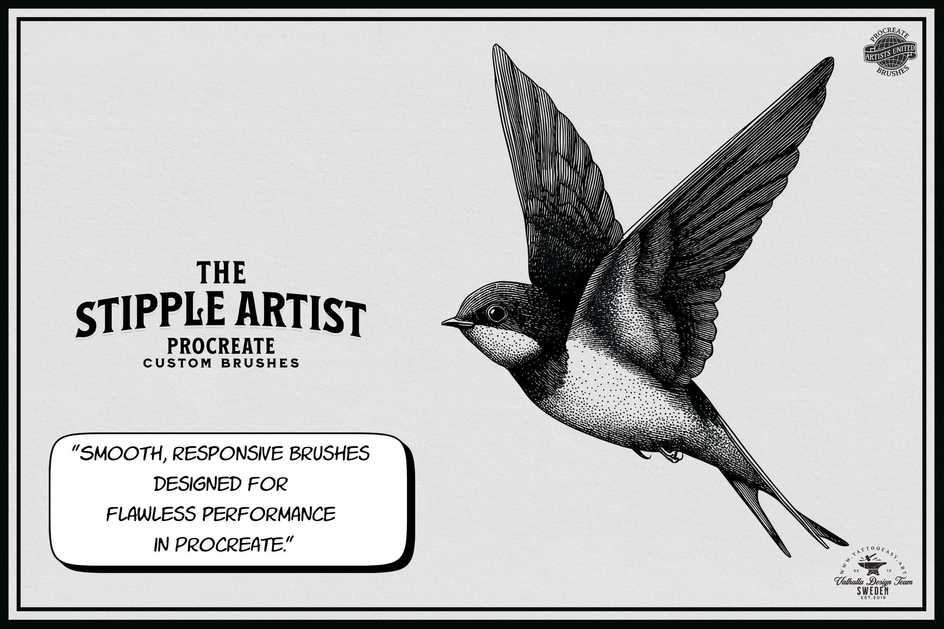 Procreate Stipple Brushes: 62 Custom Tattoo Shaders (Digital Download)