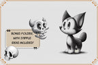 Procreate Stipple Brushes: 62 Custom Tattoo Shaders (Digital Download)