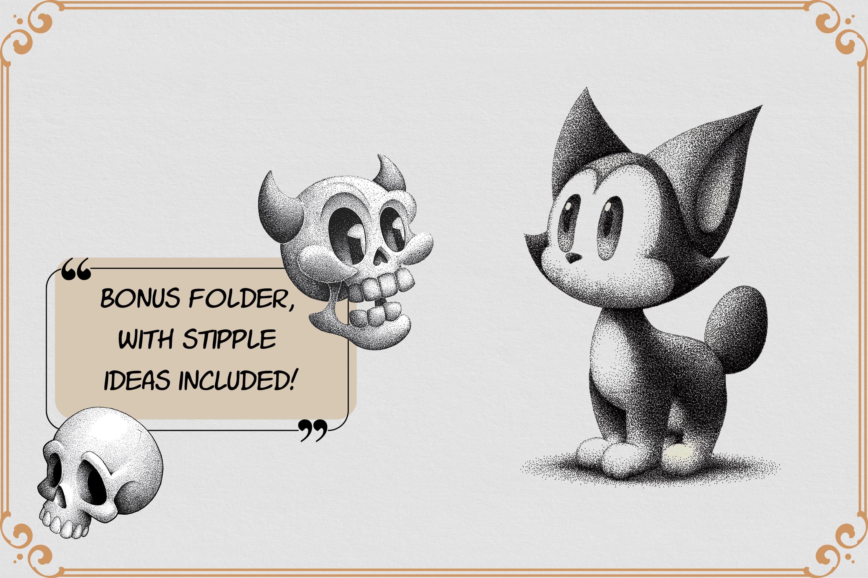 Procreate Stipple Brushes: 62 Custom Tattoo Shaders (Digital Download)