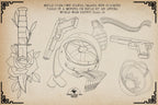 Procreate World War Reference Kit: 360+ Stamps for Tattoo & Concept Artists (Digital Download)