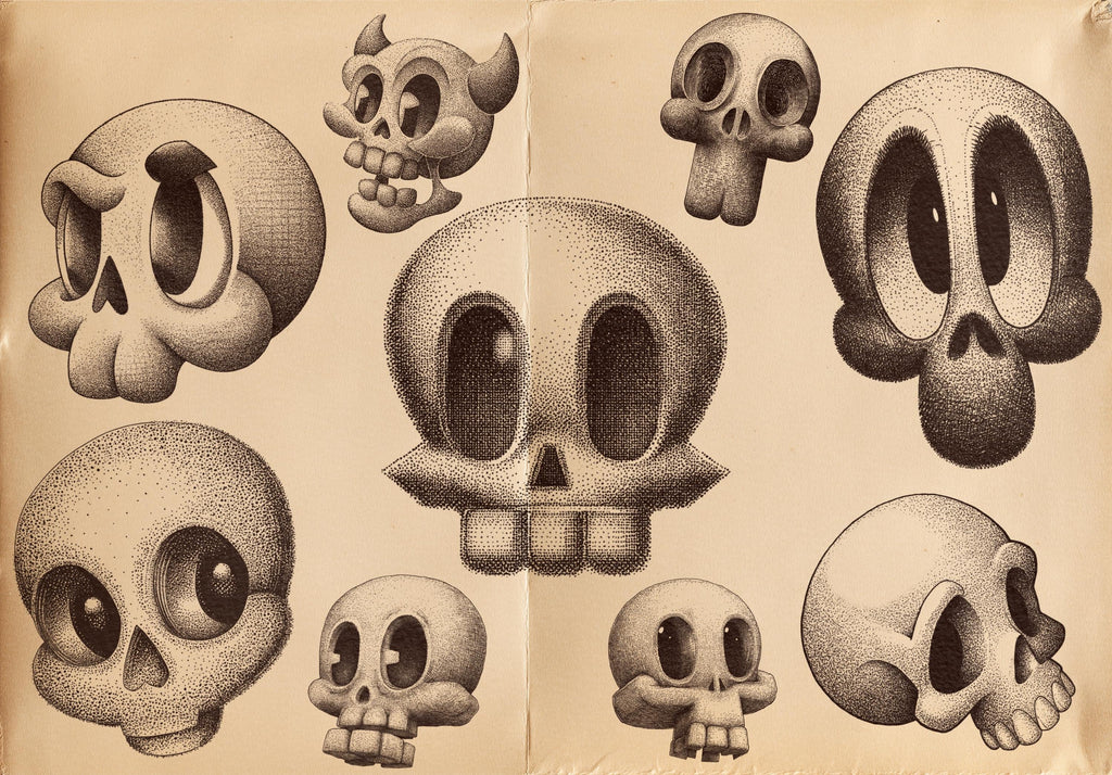 Procreate, stick n poke ~ 100% custom made brushes, designs, canvas & palettes