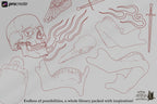 Neo-Traditional Tattoo Brushes for Procreate: 1000+ Art Reference Kit (Digital Download
