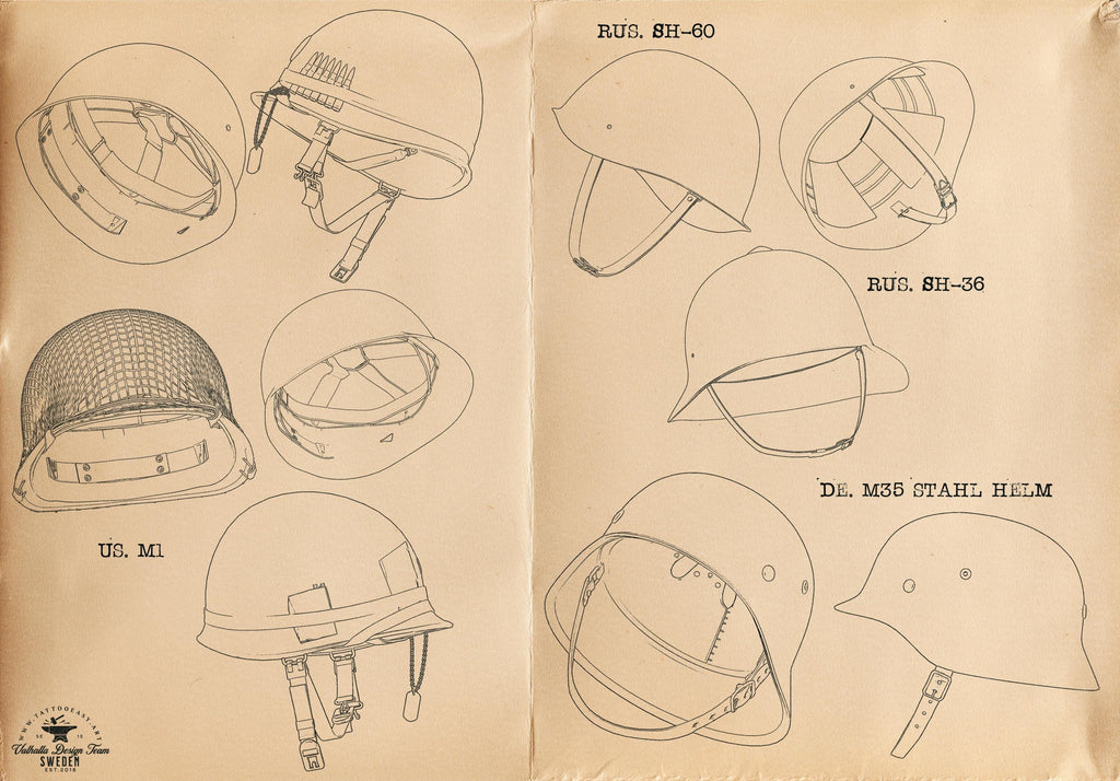 Procreate World War Reference Kit: 360+ Stamps for Tattoo & Concept Artists (Digital Download)