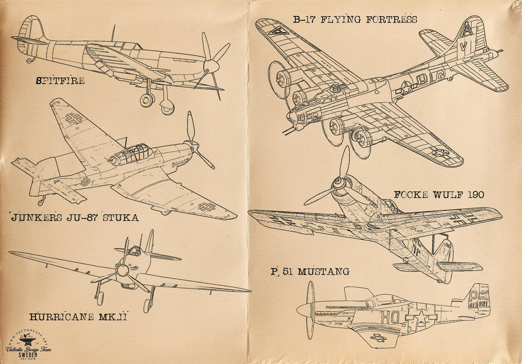 Procreate World War Reference Kit: 360+ Stamps for Tattoo & Concept Artists (Digital Download)
