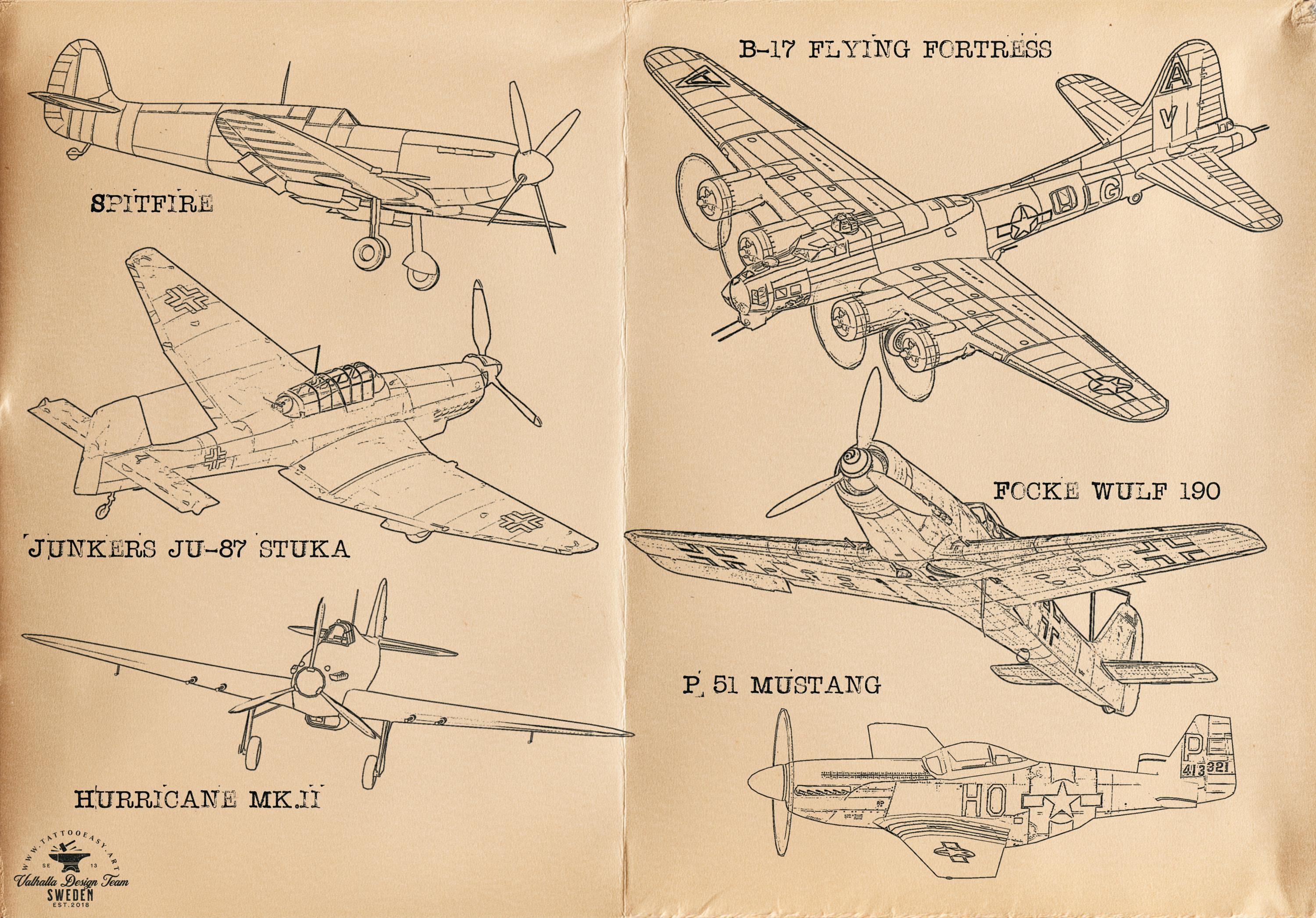 Procreate World War Reference Kit: 360+ Stamps for Tattoo & Concept Artists (Digital Download)