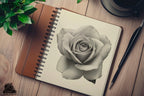 Rose Realism Procreate Stamps: 100+ Rose PNG Clipart, Artist Reference Library