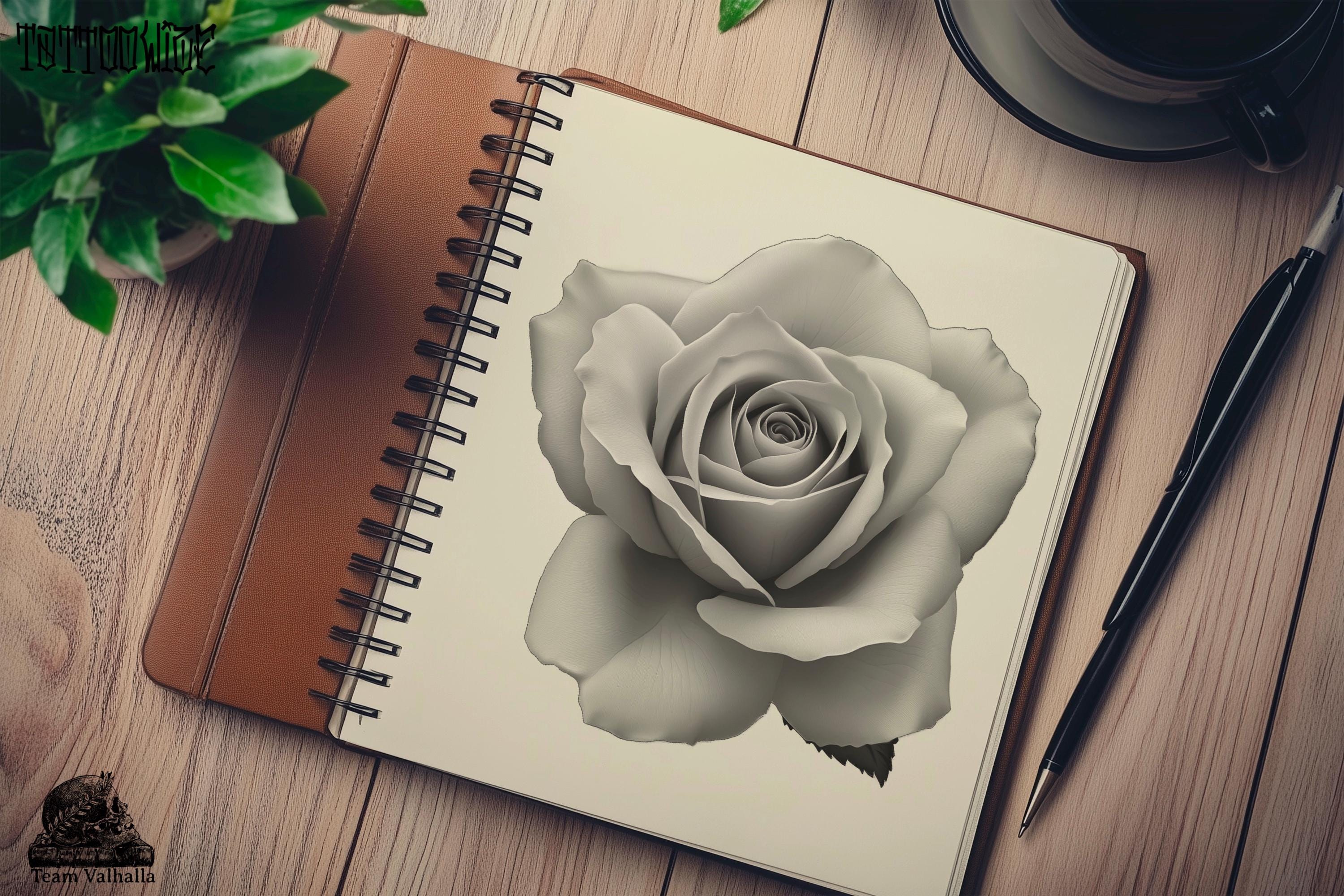 Rose Realism Procreate Stamps: 100+ Rose PNG Clipart, Artist Reference Library
