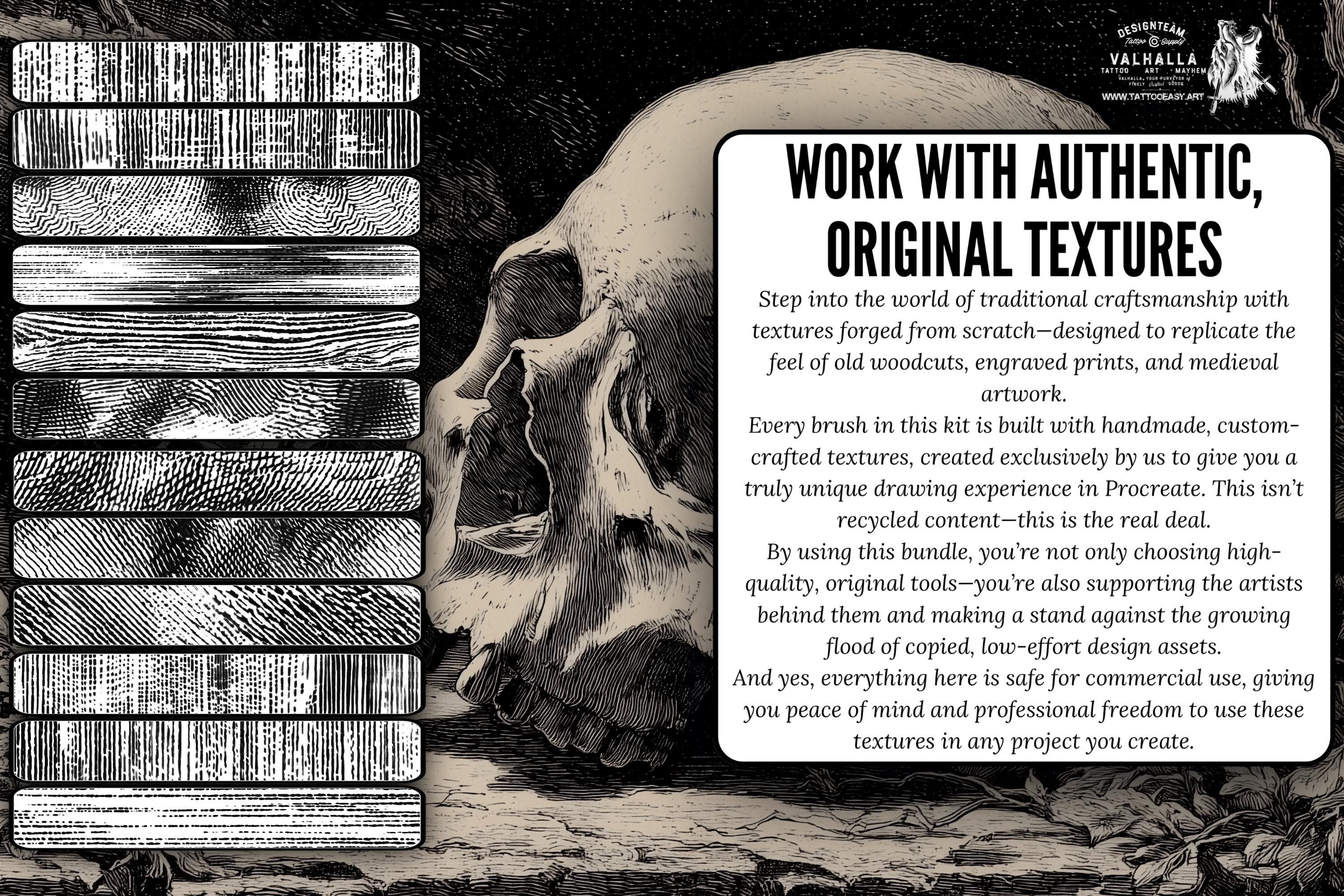 Medieval Ink Procreate Brushes: Old World Woodcut & Engraving Textures (200+ Custom Brushes) (Digital Download