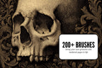 Medieval Ink Procreate Brushes: Old World Woodcut & Engraving Textures (200+ Custom Brushes) (Digital Download