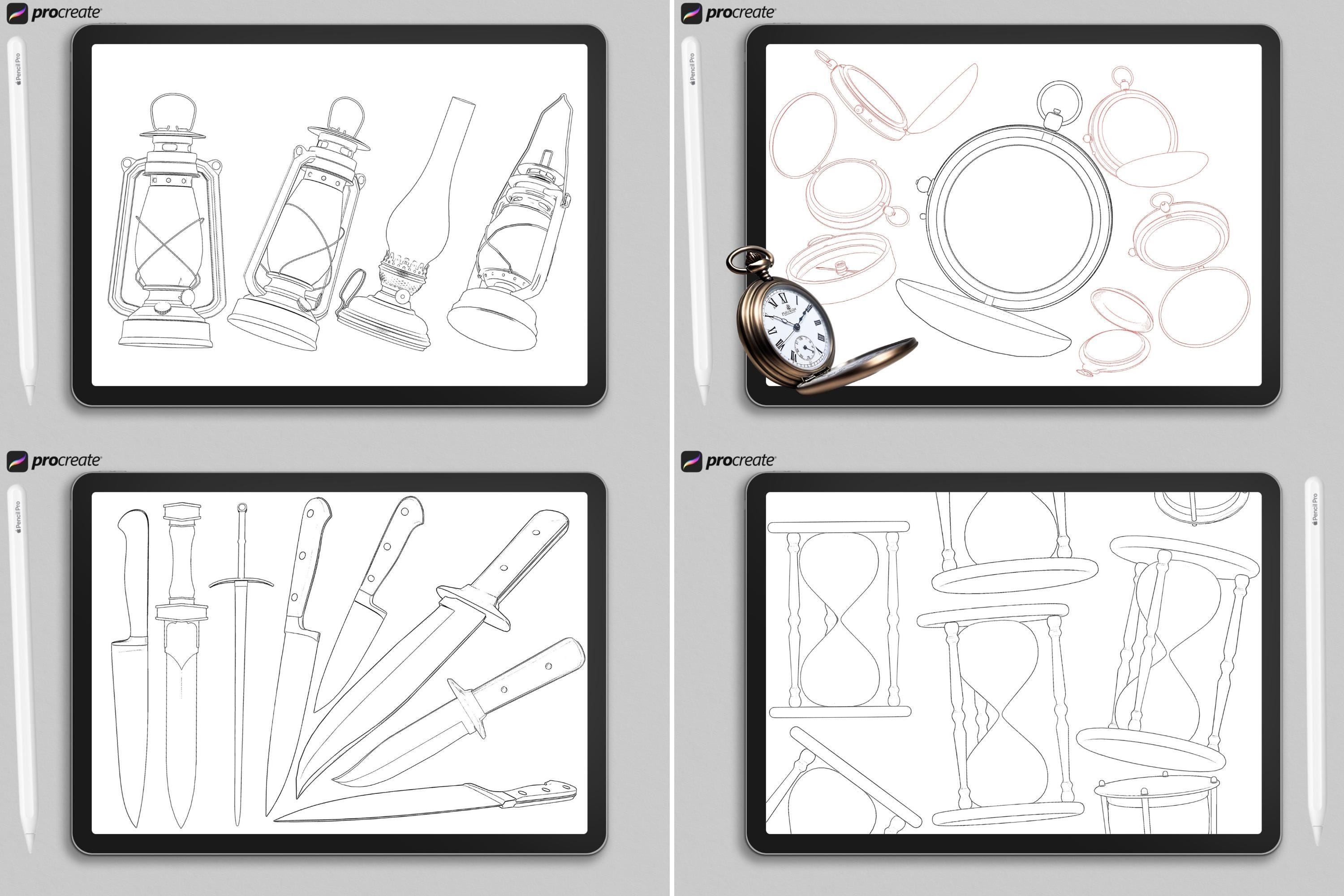 Procreate Tattoo Stamps Brush Set: 3000+ Artist Essentials - PNG & Brushes