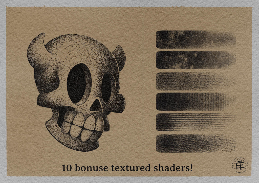Procreate Shader Brush Set: 25 Custom Textures + Bonus (Digital Download)