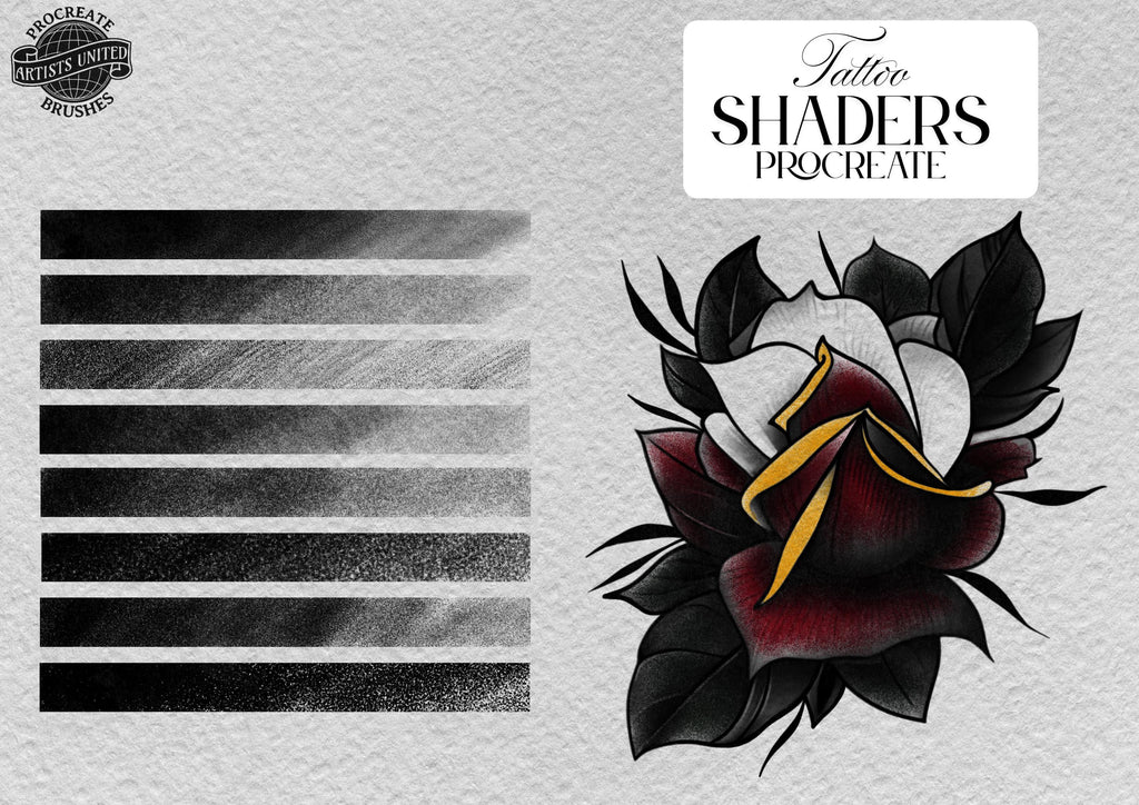 Procreate Shader Brush Set: 25 Custom Textures + Bonus (Digital Download)