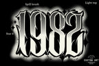 Tattoo Number Design Kit: Procreate Stamps, Brushes & Flash Art (PNG, SVG, EPS Designs)