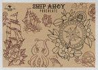 Procreate, Ship Ahoy! 100+ tattos, outlined tattoo ideas, hand drawn art
