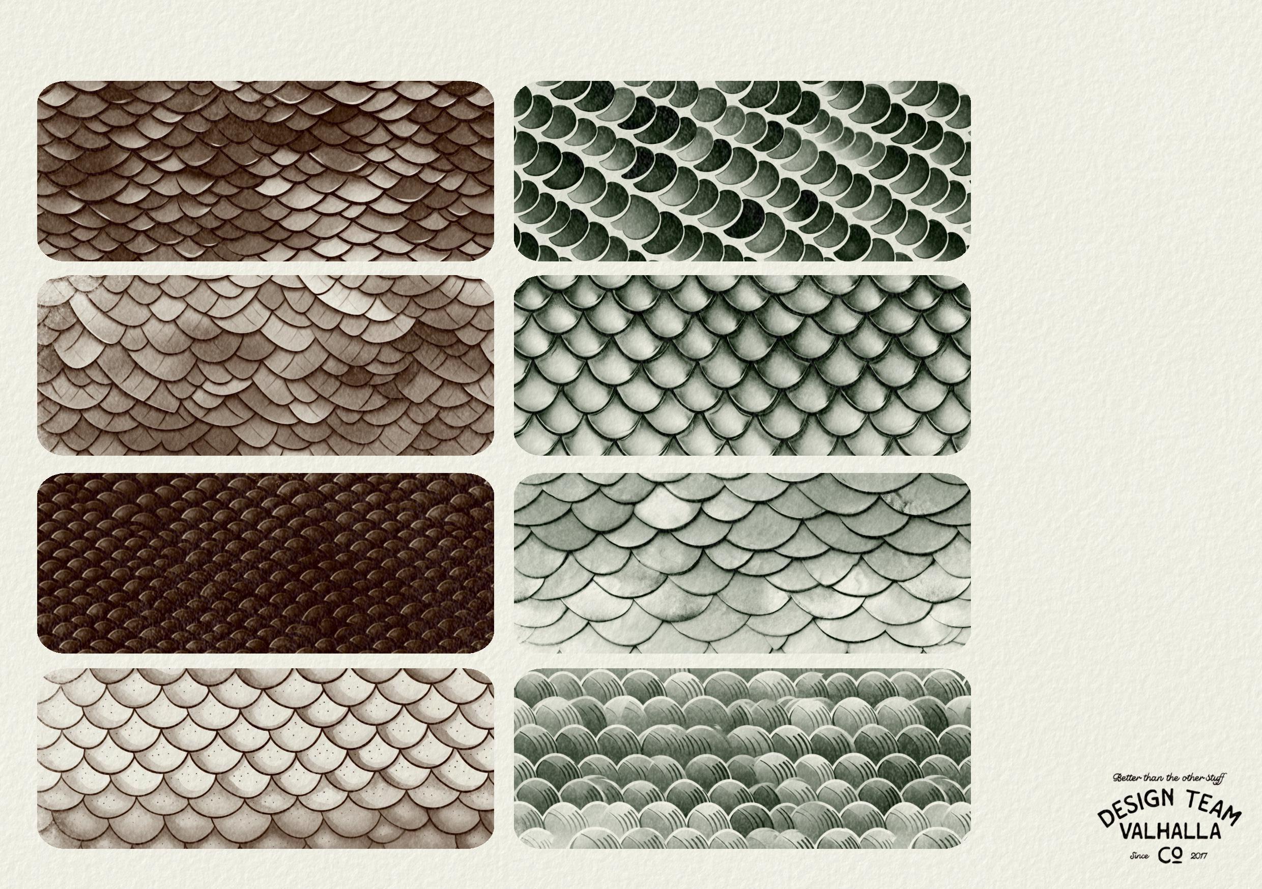 Scale Brushes & Textures ~ Texturemania ~ custom brushes for Procreate