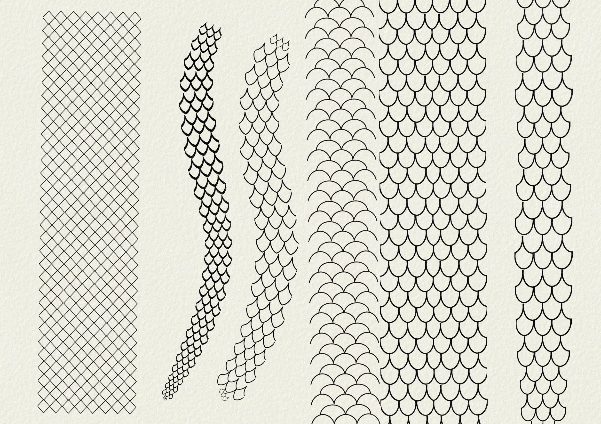 Scale Brushes & Textures ~ Texturemania ~ custom brushes for Procreate