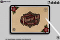 Traditional Tattoo Flower Procreate Stamps: Vintage Flash Art Designs (PNG, SVG, EPS)