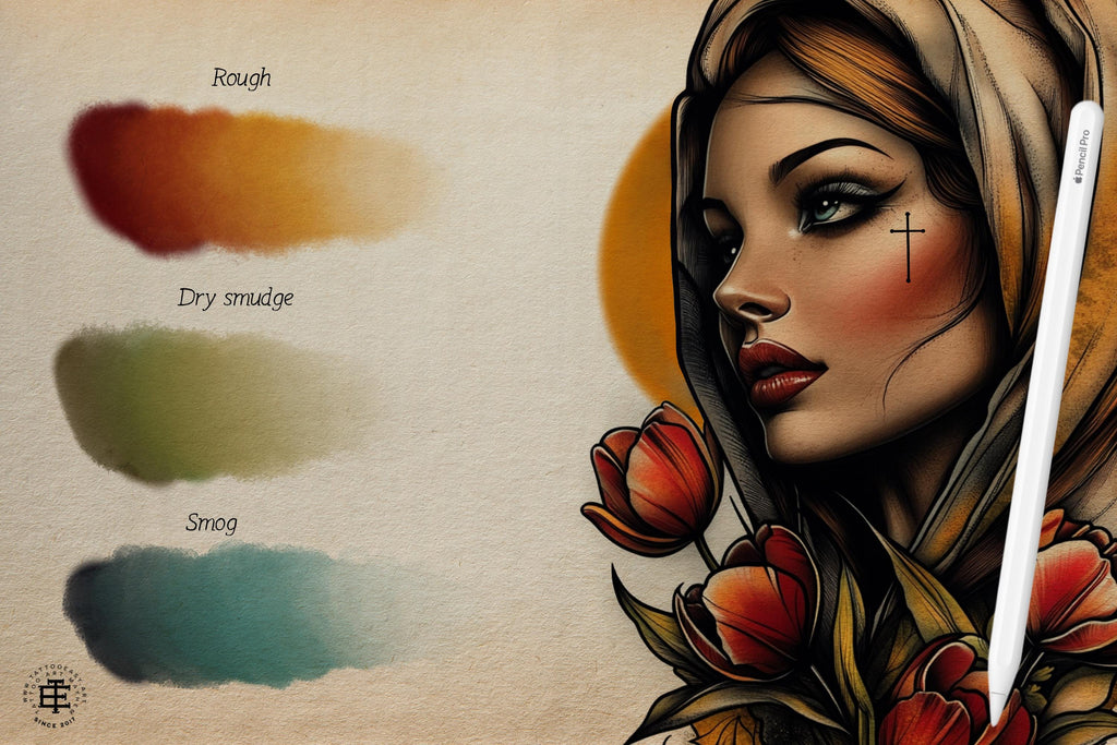 Procreate Smudge Brushes – 20 Blender, Watercolor & Texture Tools | Digital Painting, Ink Effects