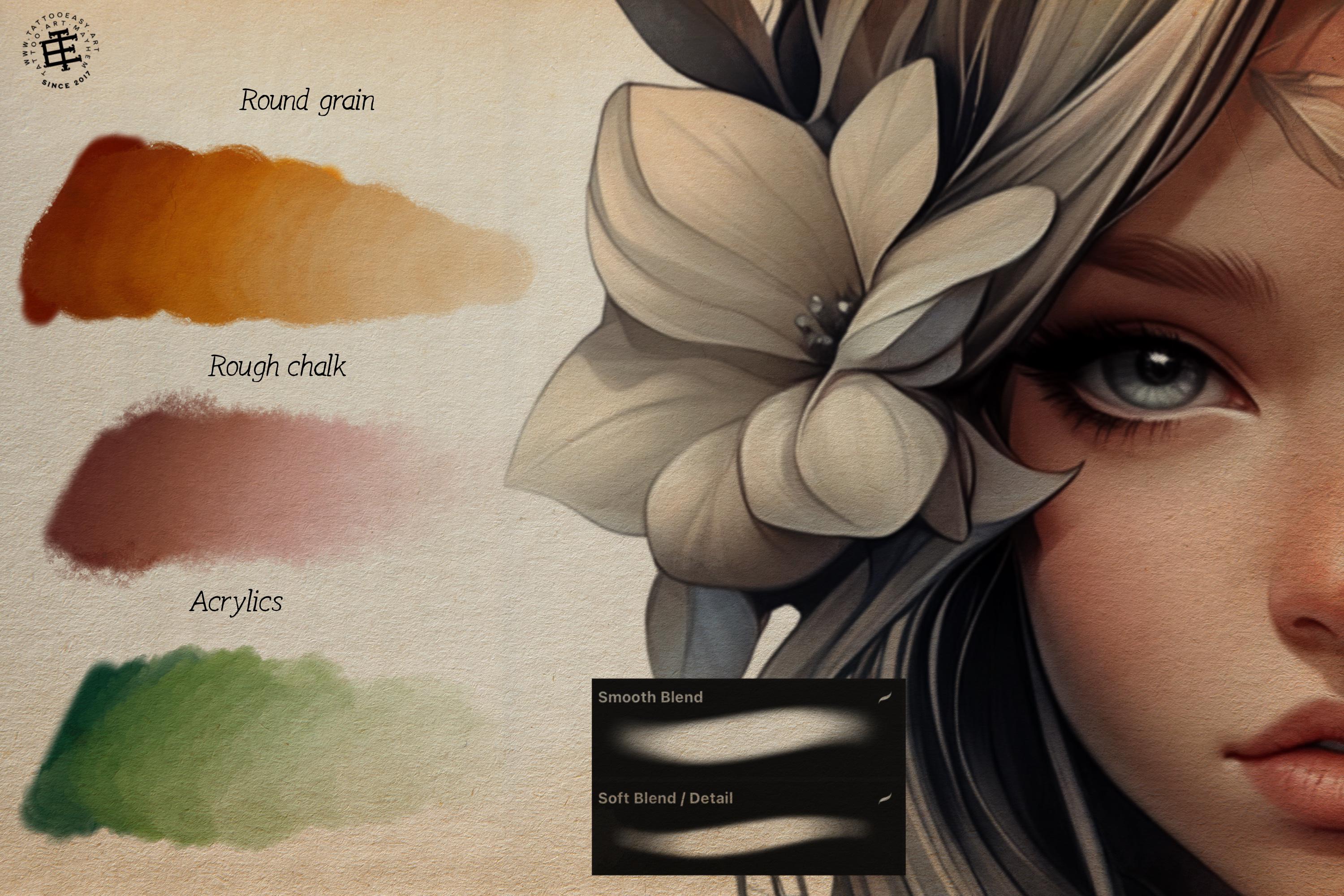Procreate Smudge Brushes – 20 Blender, Watercolor & Texture Tools | Digital Painting, Ink Effects