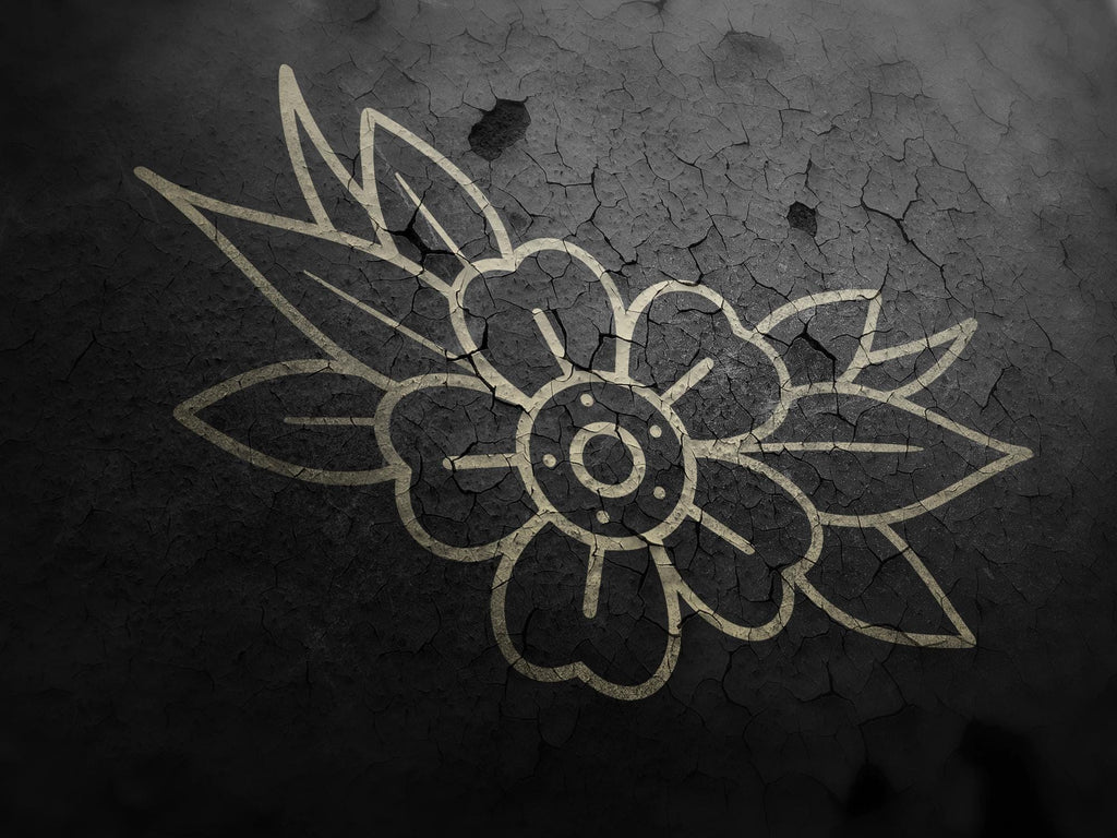 Traditional Tattoo Flash Procreate Stamps: Old School Designs PNG & Brushes