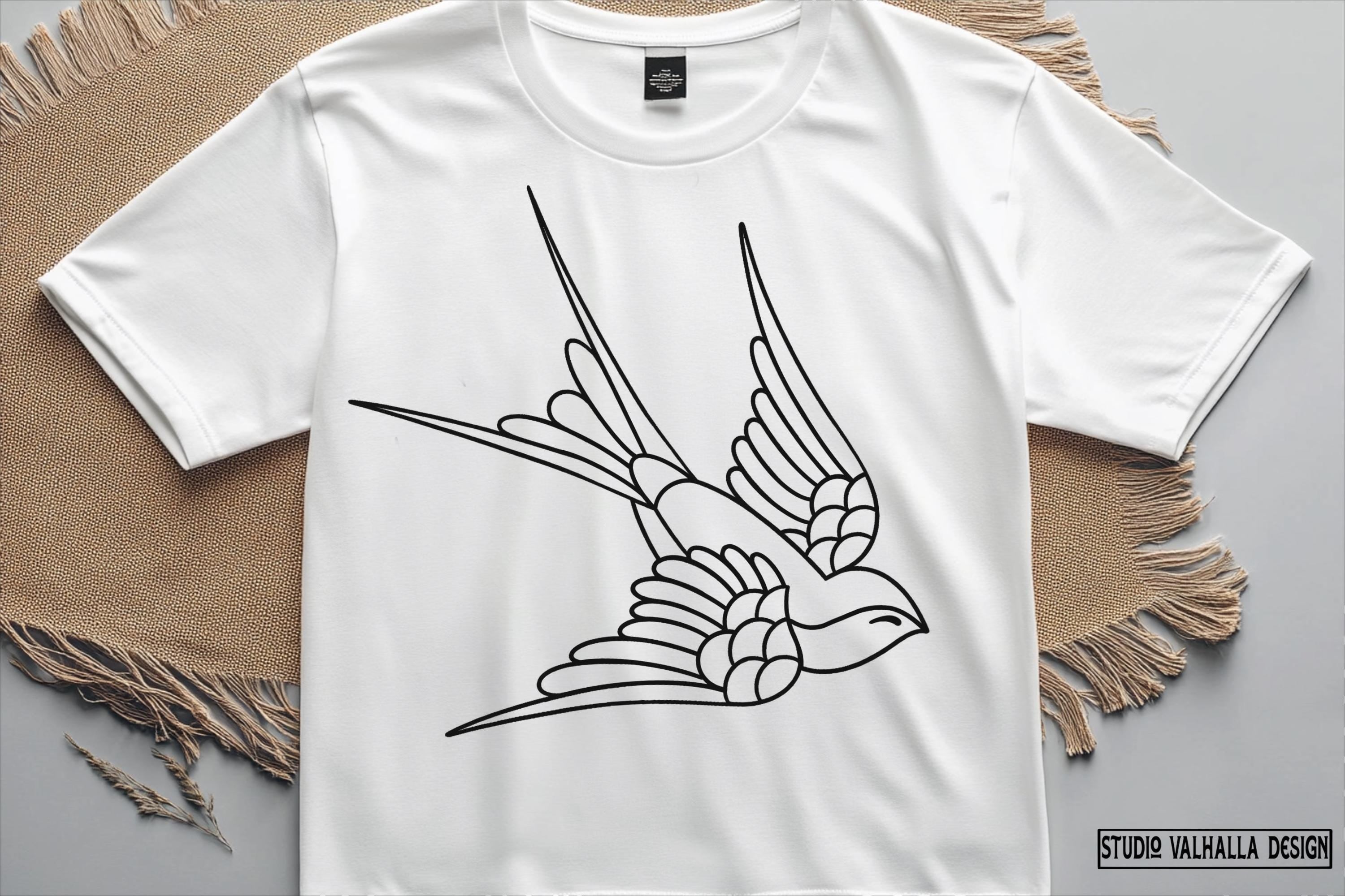 Tattoo references, 100 files | Traditional Swallows Flash Art (Digital Download) Procreate, PNG | SVG | EPS