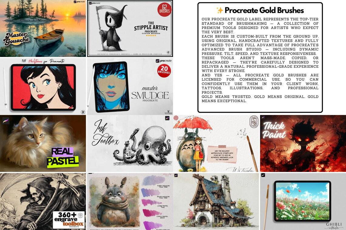 The ULTIMATE Procreate Brush Bundle 15,000+ Artist-Grade Tools