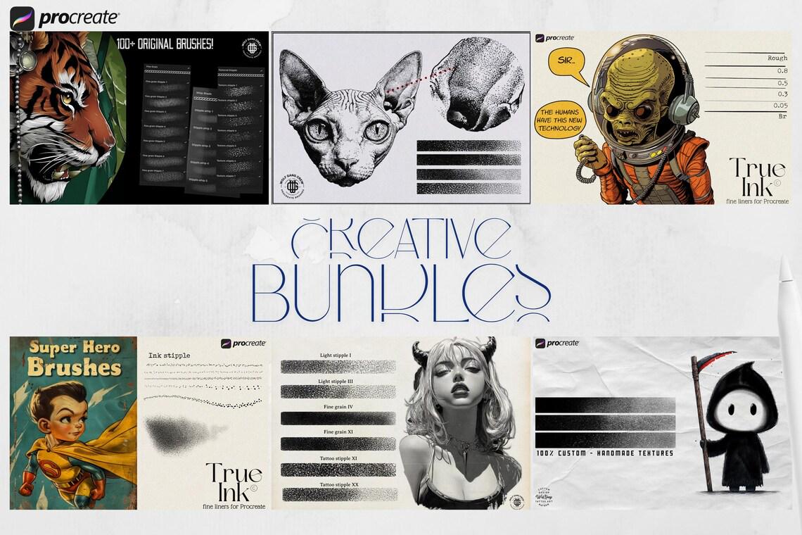 The ULTIMATE Procreate Brush Bundle 15,000+ Artist-Grade Tools