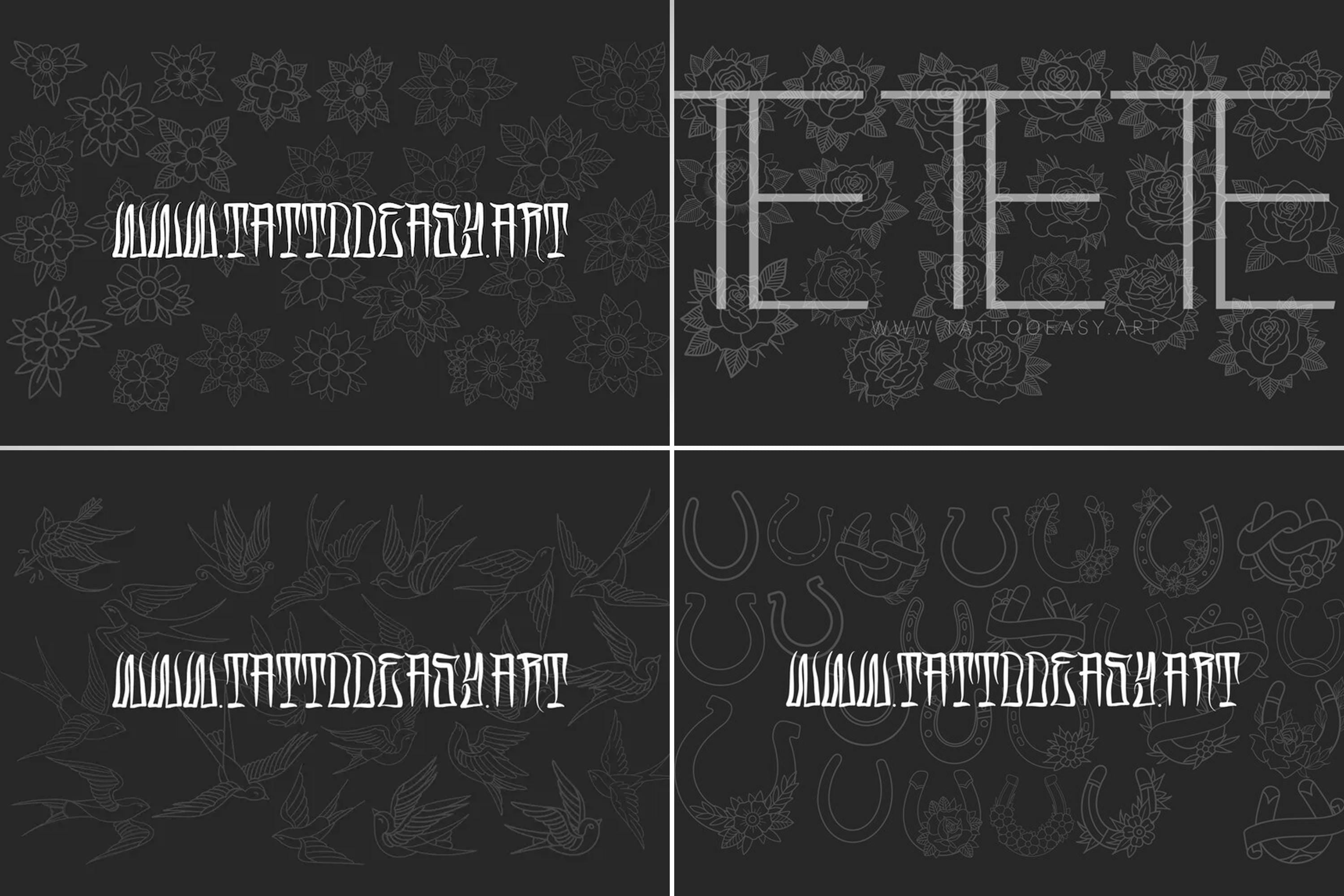 The Traditional Tattoo Artist - 1600+, Procreate & PNG custom made creative design kit!
