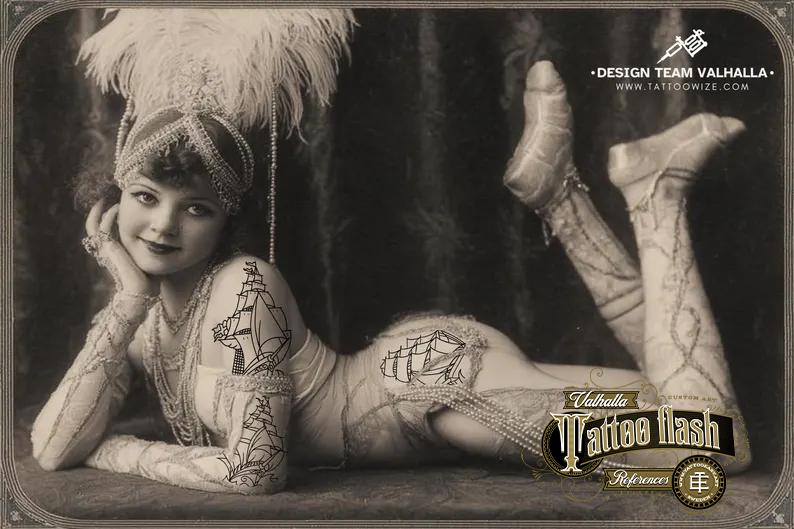The Traditional Tattoo Artist 2 - 1000+ files, PNG, SVG & EPS Procreate/Photoshop Stencils