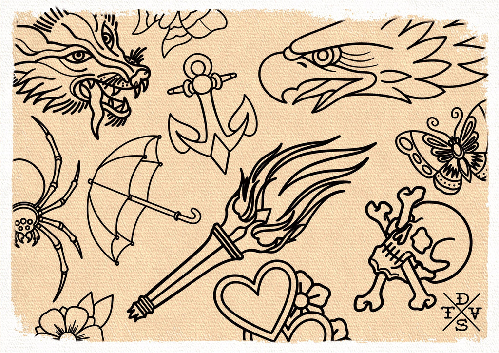 The Traditional Tattoo Artist Ultimate, Procreate kit for artists XXL - The original bundle crafted by hand!