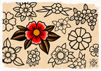 The Traditional Tattoo Artist 2 - 1000+ files, PNG, SVG & EPS Procreate/Photoshop Stencils
