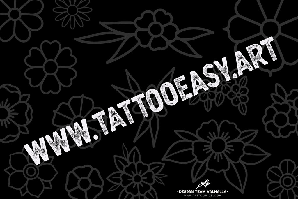 Bold Traditional Tattoo Flowers, Procreate Stamps, SVG, PNG, EPS