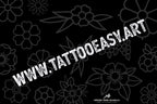 Bold Traditional Tattoo Flowers, Procreate Stamps, SVG, PNG, EPS