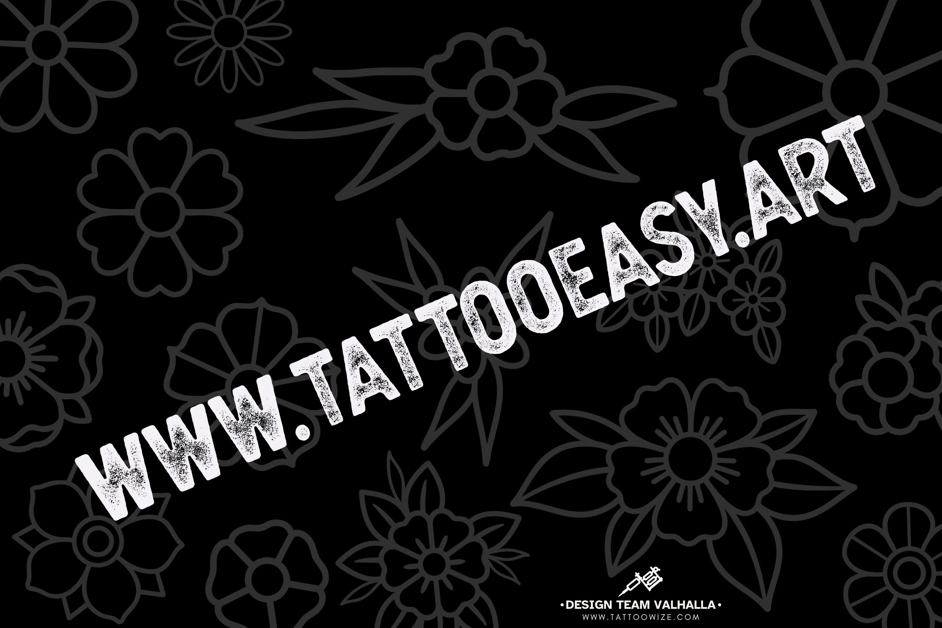 Bold Traditional Tattoo Flowers, Procreate Stamps, SVG, PNG, EPS