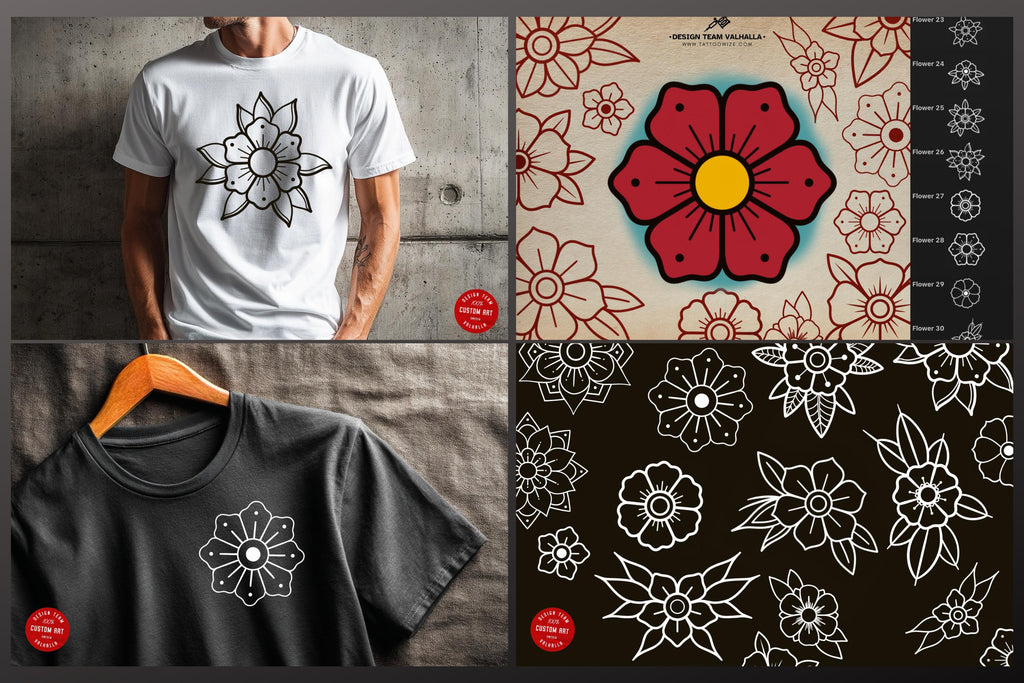 The Traditional Tattoo Artist 2 - 1000+ files, PNG, SVG & EPS Procreate/Photoshop Stencils