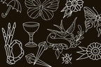 Procreate, Tattoo ideas vol.2 & vol.3 ~ 200+ custom designs